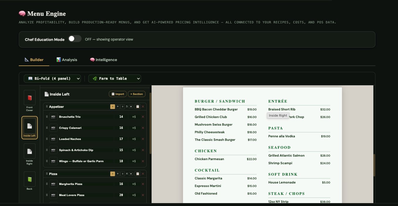 Menu Builder